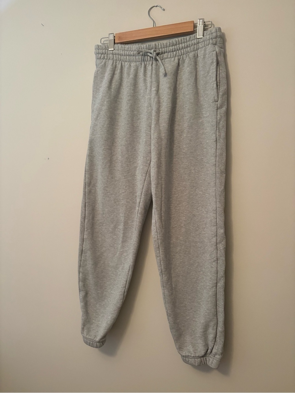 Aritzia Cozy Fleece Boyfriend Fit Sweatpants Heather Grey Medium